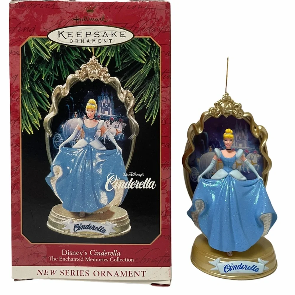 Cinderella Hallmark Keepsake Christmas Ornament Vintage Disney Princess Holiday